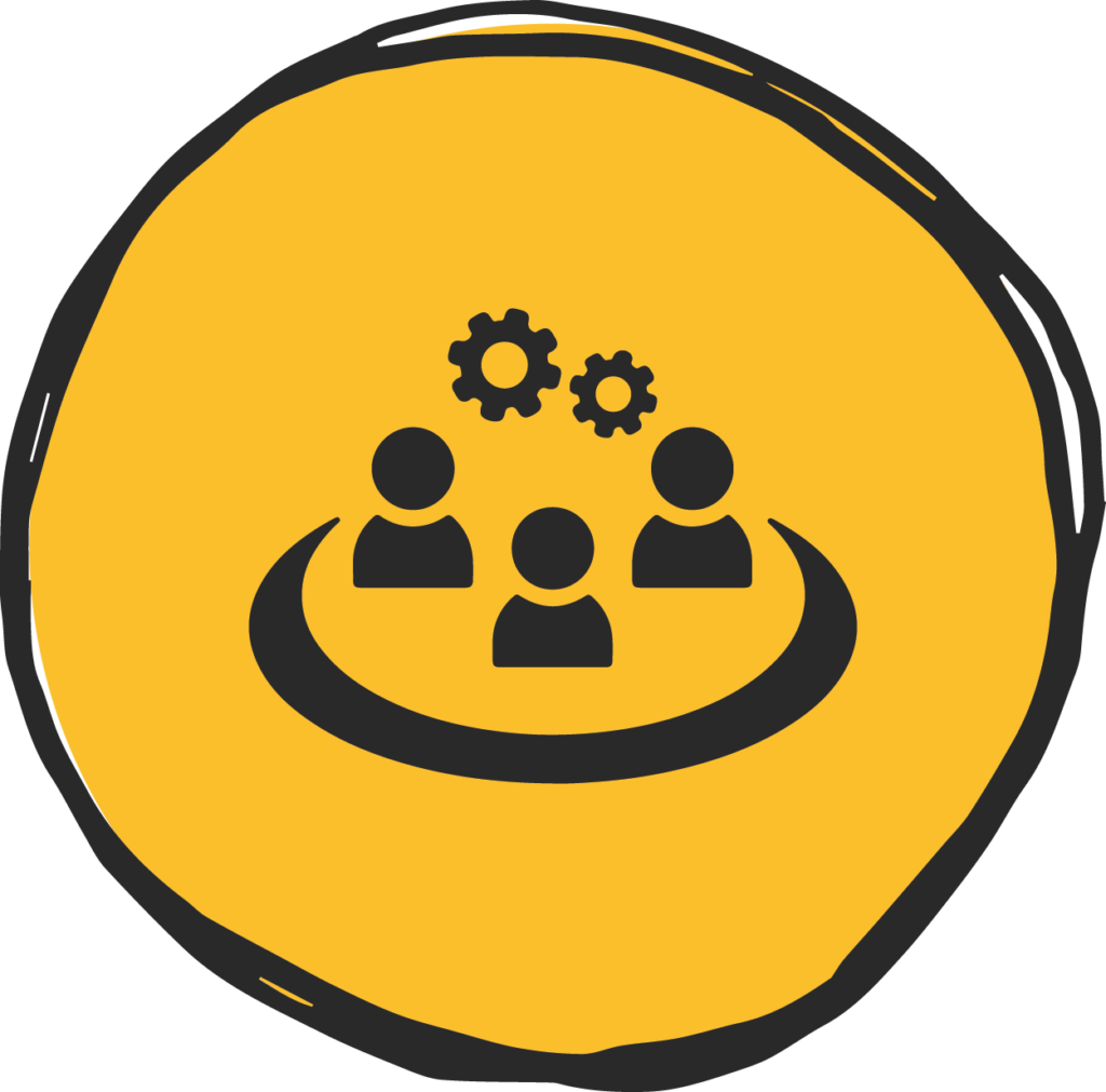 Icon für Workshop-Reihe im Kommunikationstraining für Führungskräfte zur gemeinsamen Entwicklung von Kommunikationskompetenz